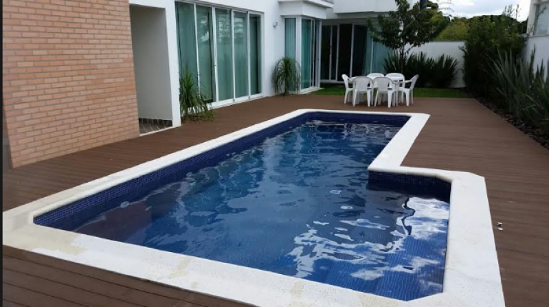 Construção de Piscina Pequena Carandiru - Construção de Piscina Alvenaria