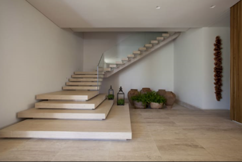 Escadas Entrada Residencial Jardim Guarapiranga - Escada de Pedra