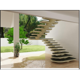 construção de escada grande Parque São Jorge