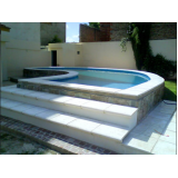 orçamento para construção de piscina elevada Maia
