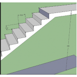 orçamento para escada entrada residencial Bixiga